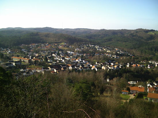 Lemberg von der Burg aus gesehen